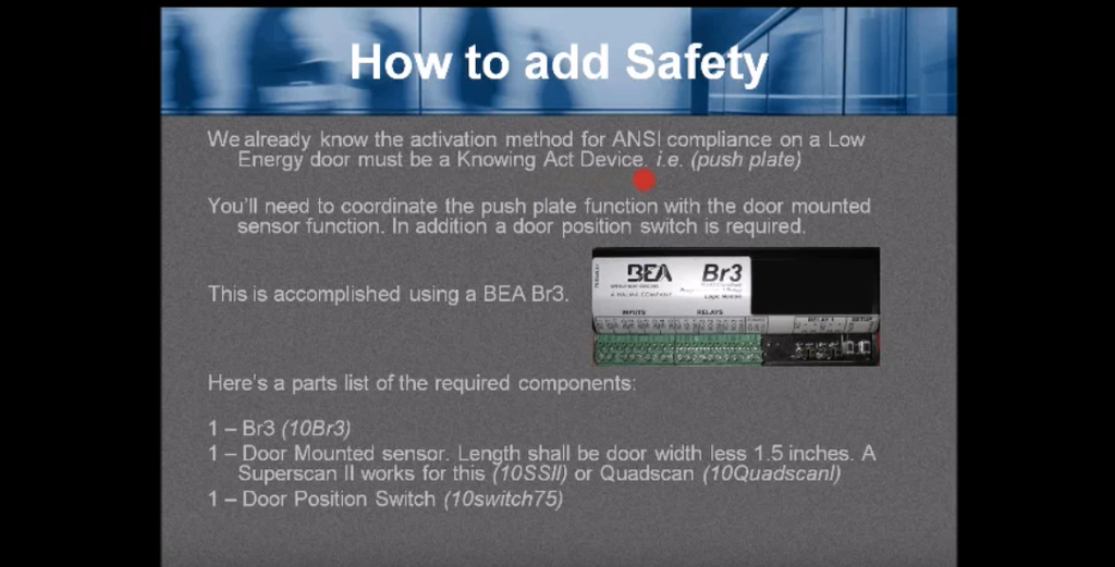 BTC - Adding Safety to LE doors thumb