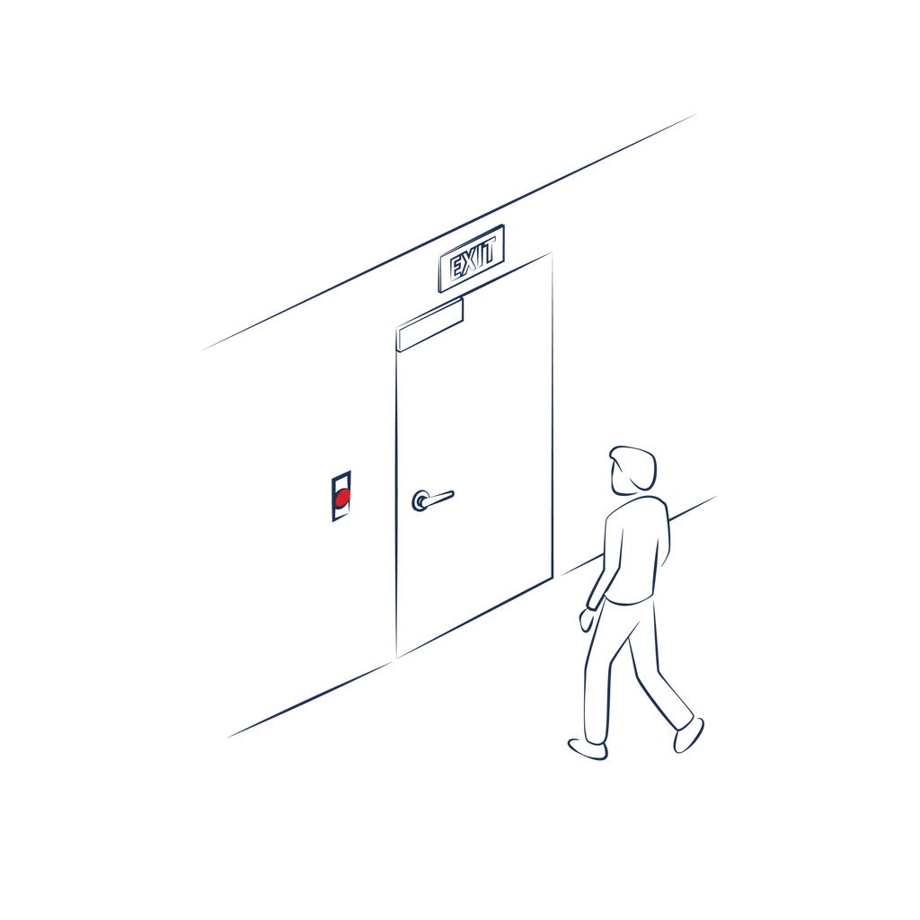 REQUEST-TO-EXIT - UL LISTED MAGLOCKS
